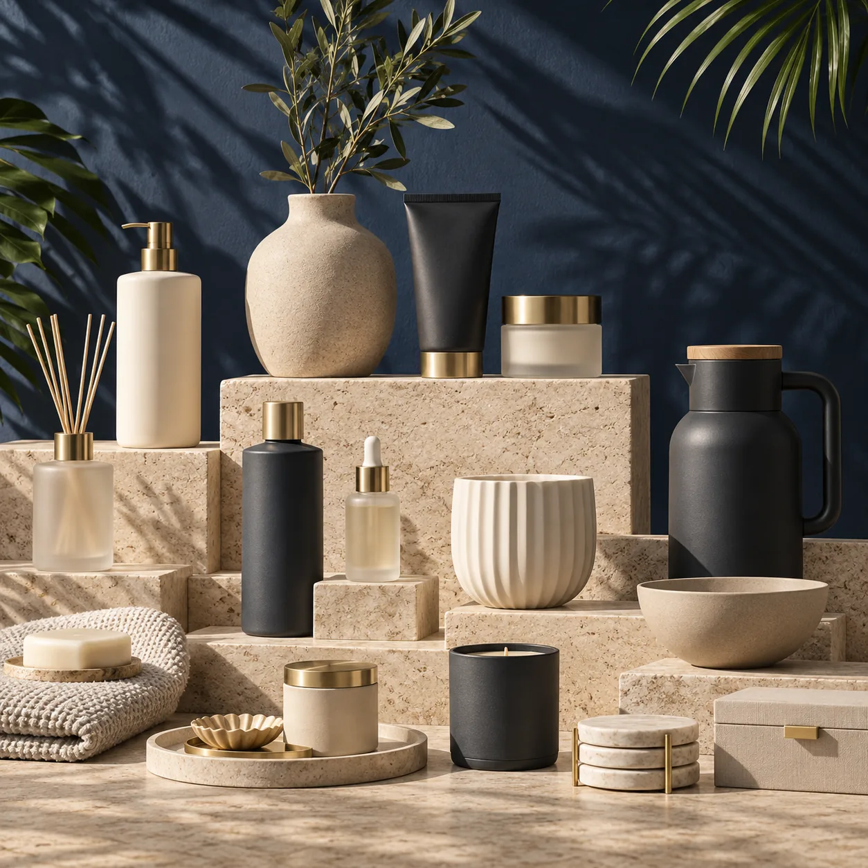 Illustrative personal care and home product assortment