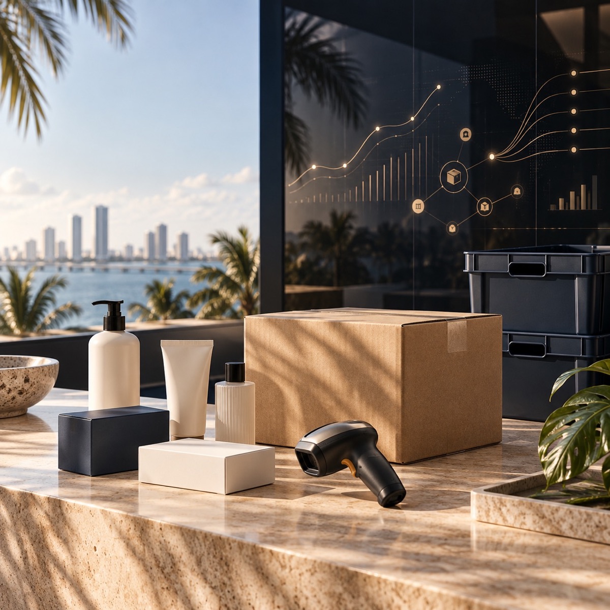Products, wholesale inventory and a barcode scanner